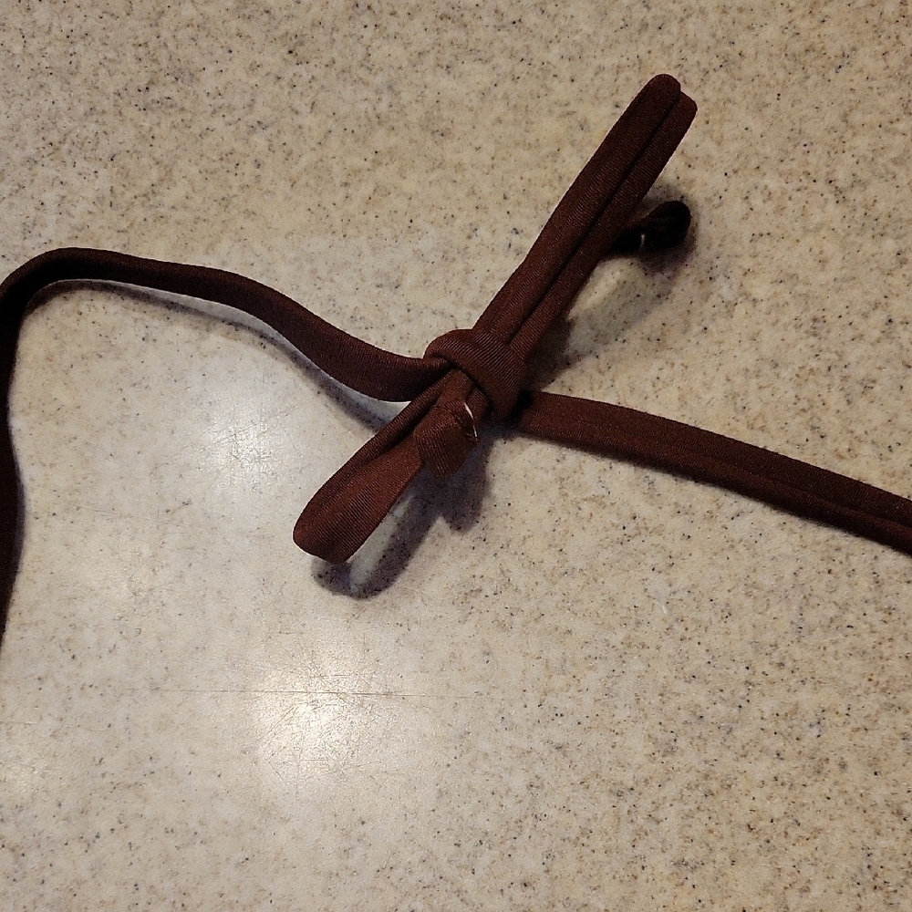 Wild Fable Brown Bikini Top Size XL 16 - Picture 7 of 9